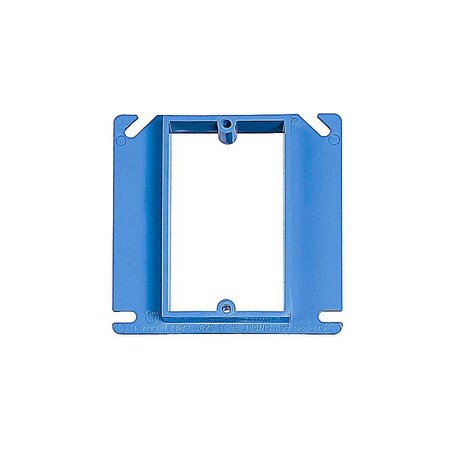 Abb 4" SQ 3/4" RAISED 1-GANG COVER A412